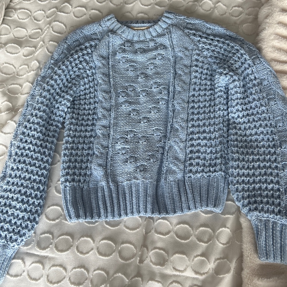 Altar'd State blue knitted sweater
